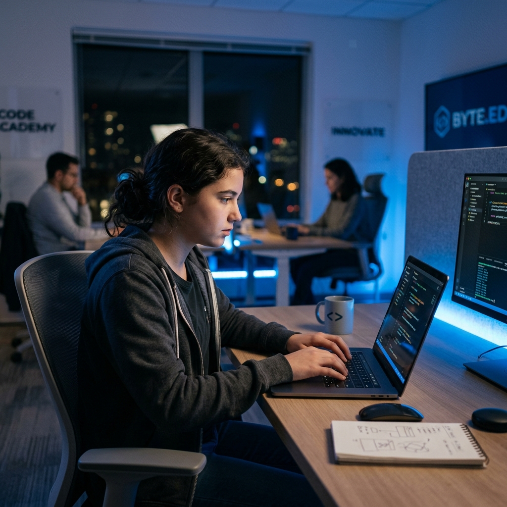 Student coding